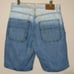 Vintage Tommy Hilfiger Denim Jeans Shorts Mens Size 42 Blue Light Logo Spell Out
