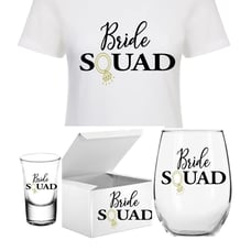 Bride Squad Gift Box T Shirt