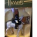 Harrods Knightsbridge 3 Figures Hand Painted Metal Scale Model NIB 3.5” Vintage