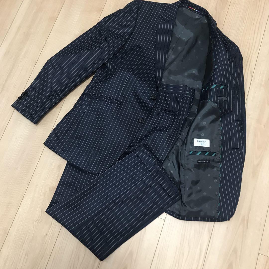 ORIHICA Limited Edition Striped Suit - Navy