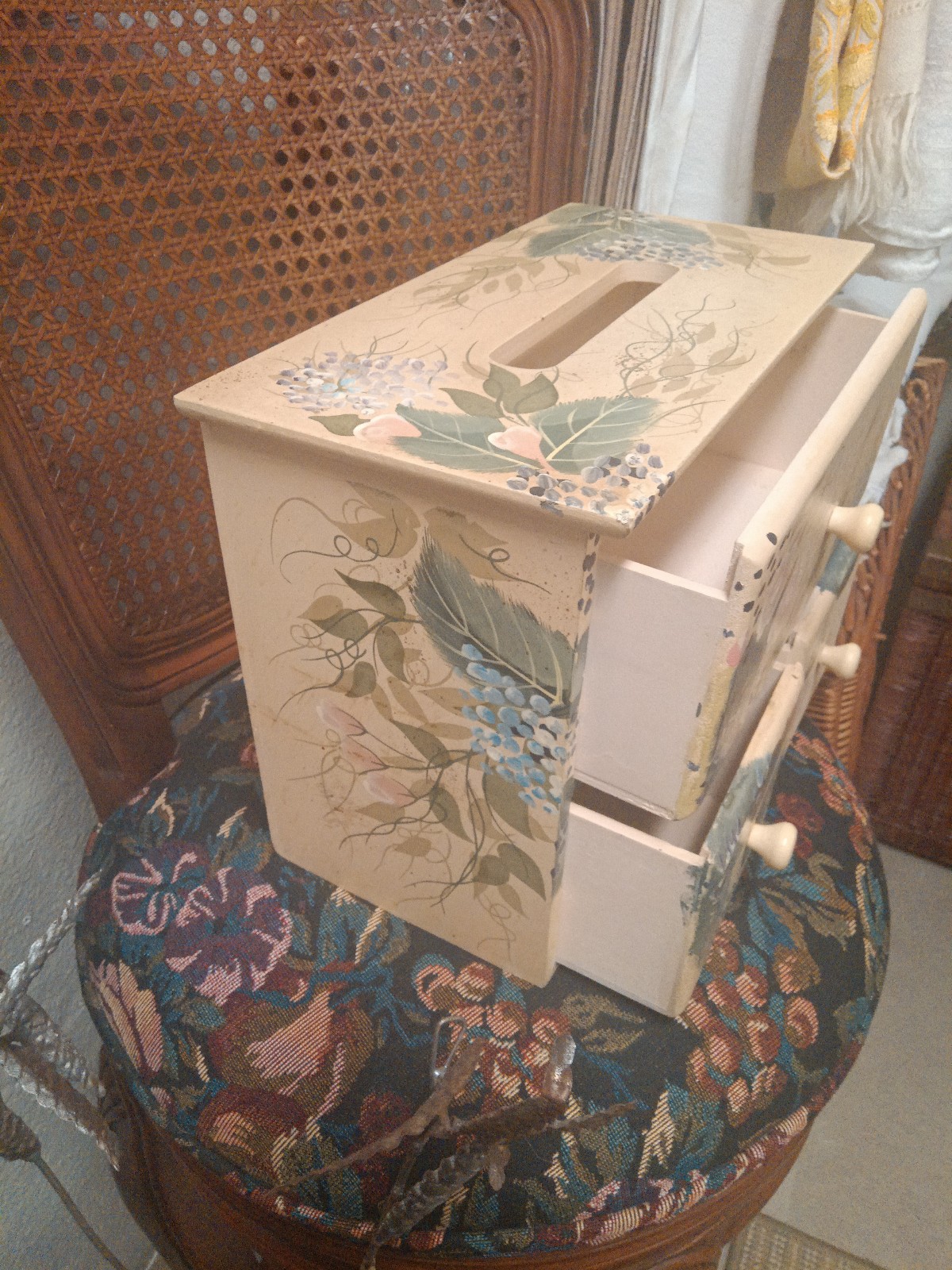 Storage Letter Holder Wood hot Box 3 Drawer
