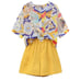 Summer dress new Korean women's dress foreign style flower shirt slightly