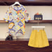 Summer dress new Korean women's dress foreign style flower shirt slightly
