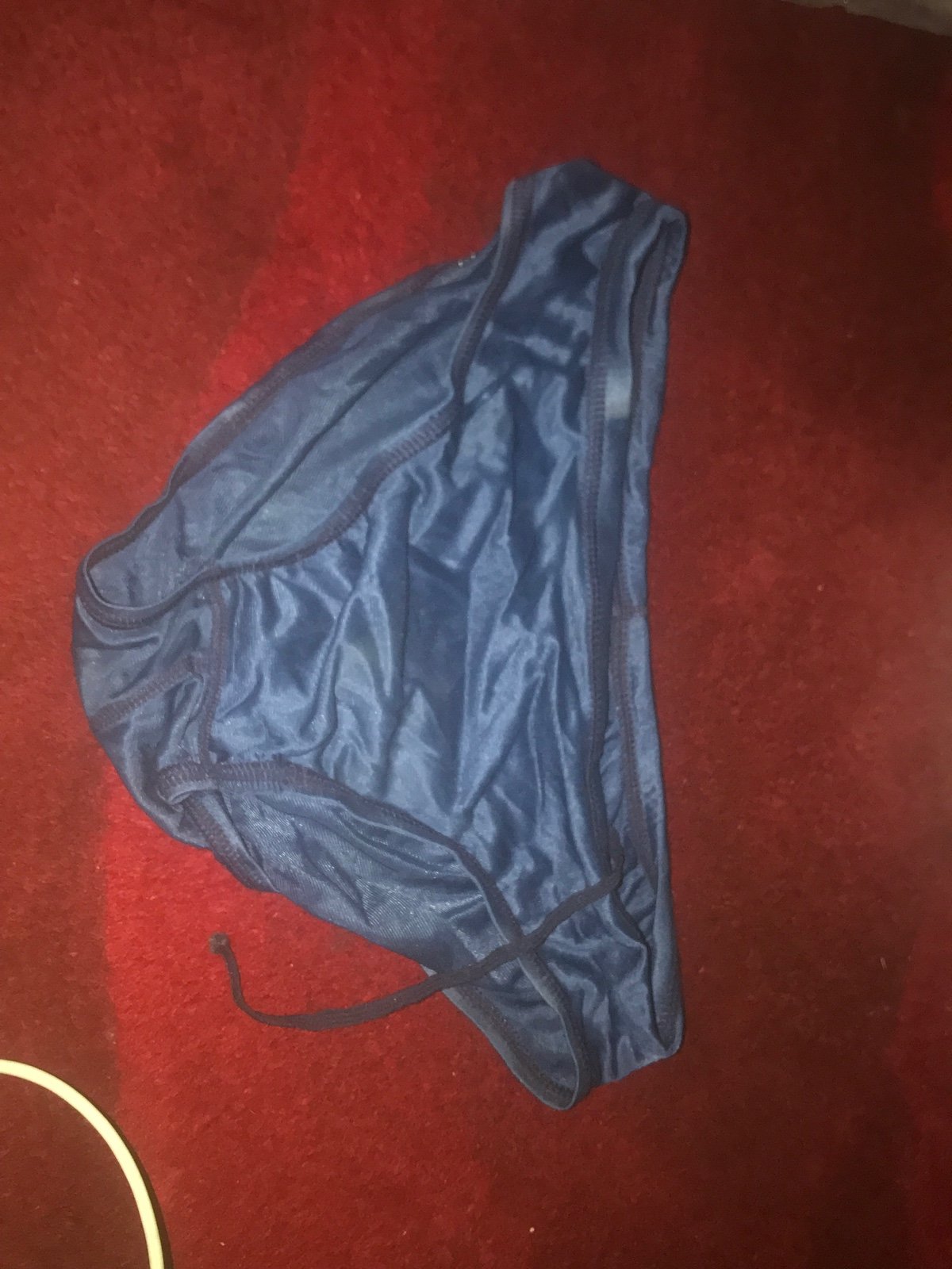 Mens champion rear seam nylon racer S