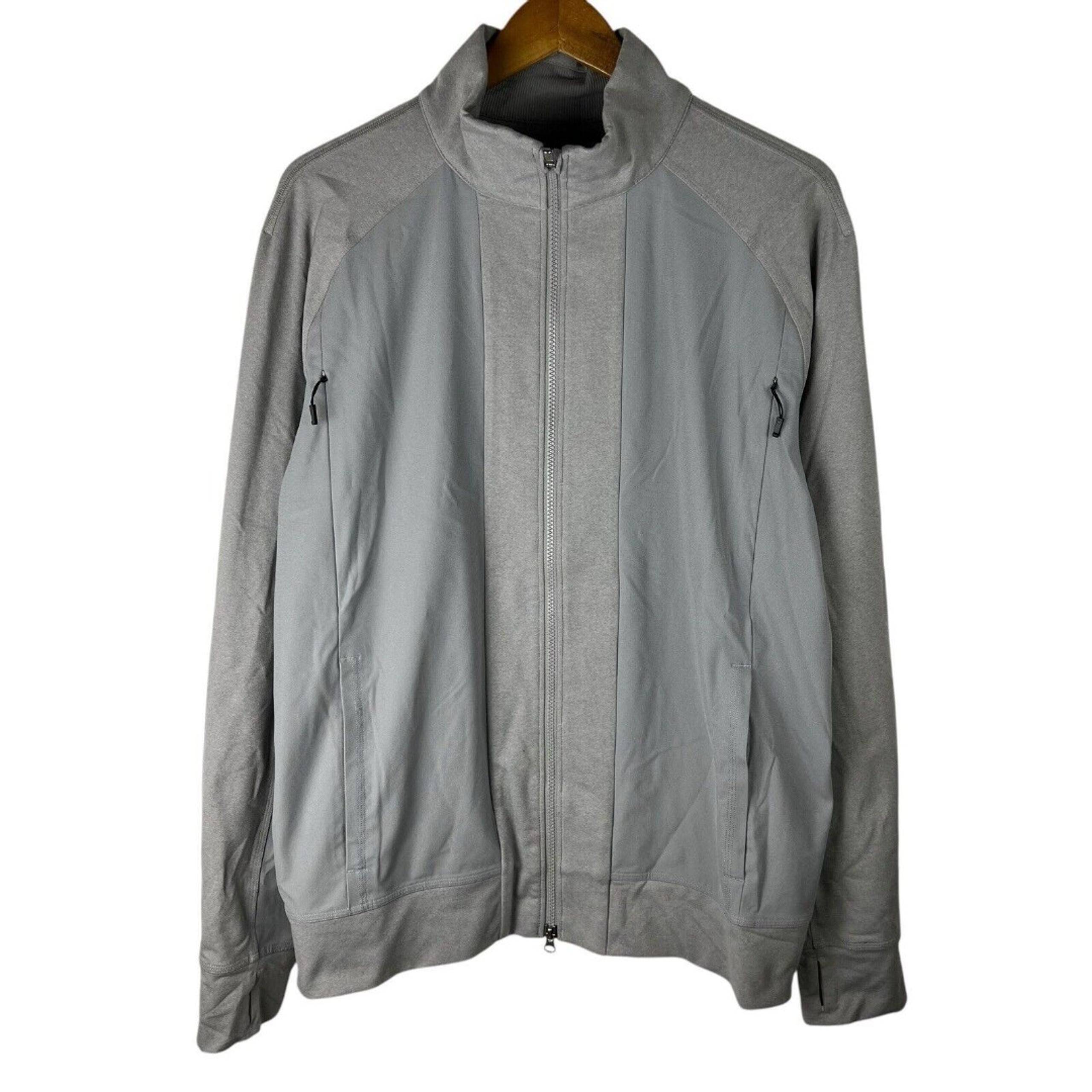 Lululemon Mens XL Sojourn Full Zip Jacket Long Sleeve Golf Gym Outdoor Active