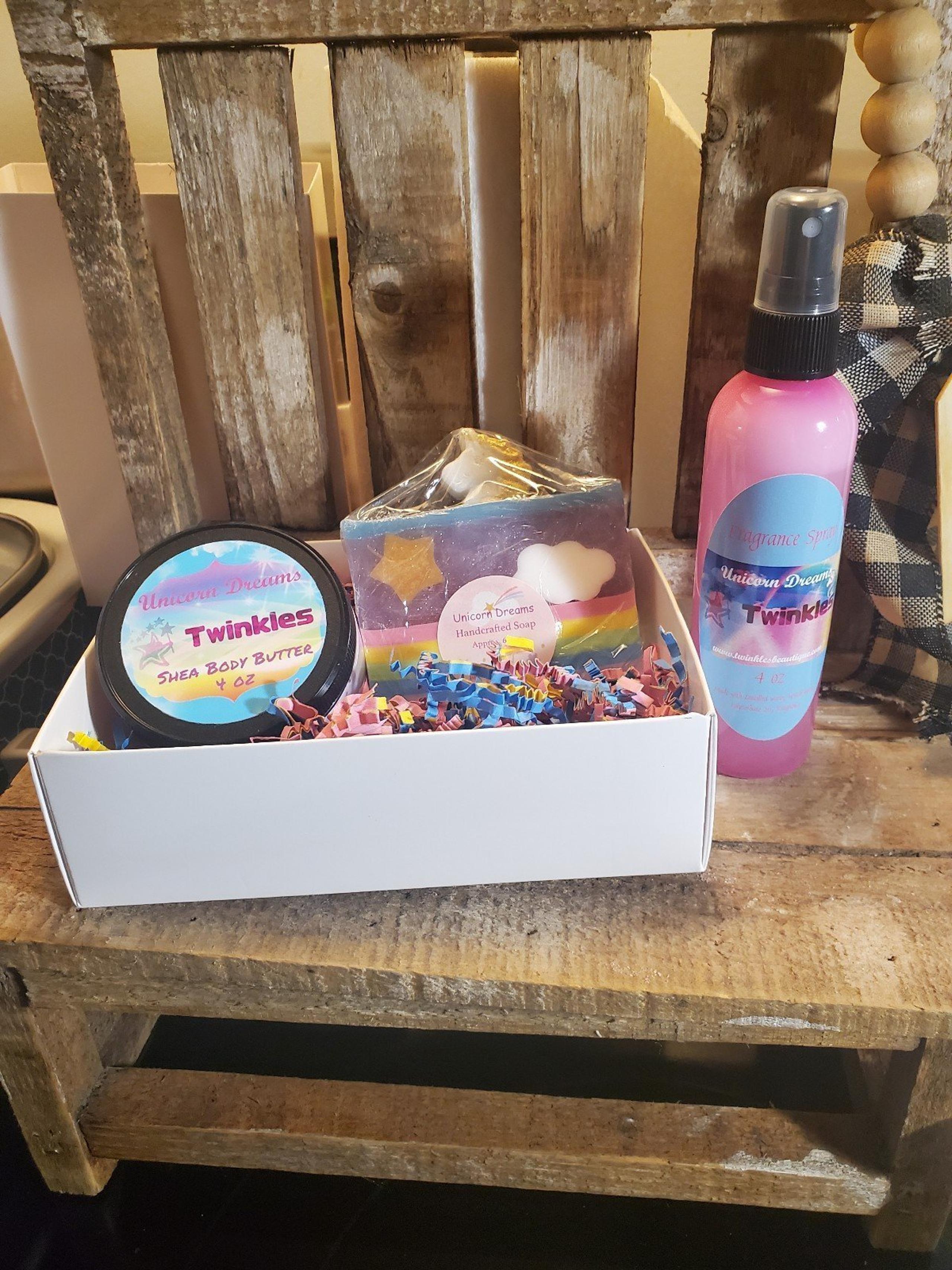 Unicorn dreams body care set