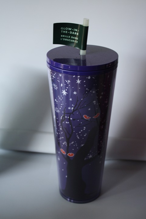Starbucks 2021 Halloween Glow in the Dark Cat Eyes Cold Cup Tumbler 24oz