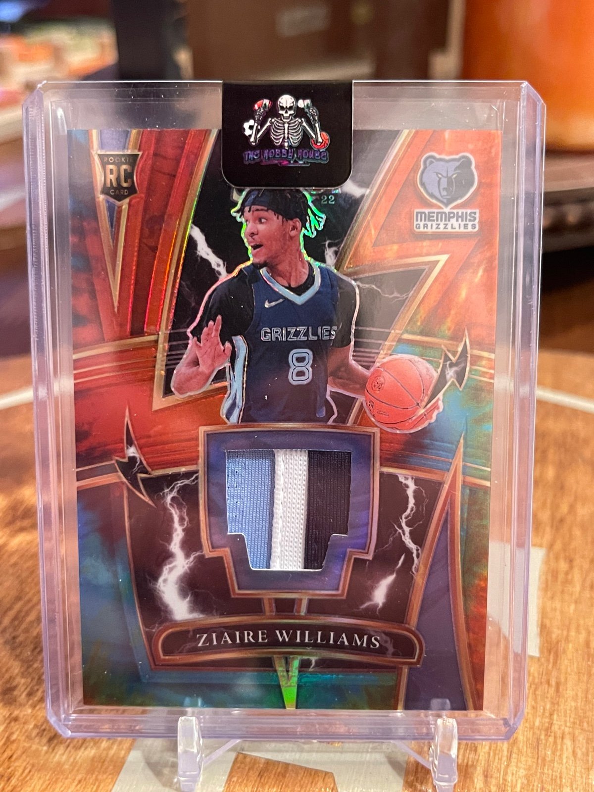 Ziaire Williams tie dye patch rookie