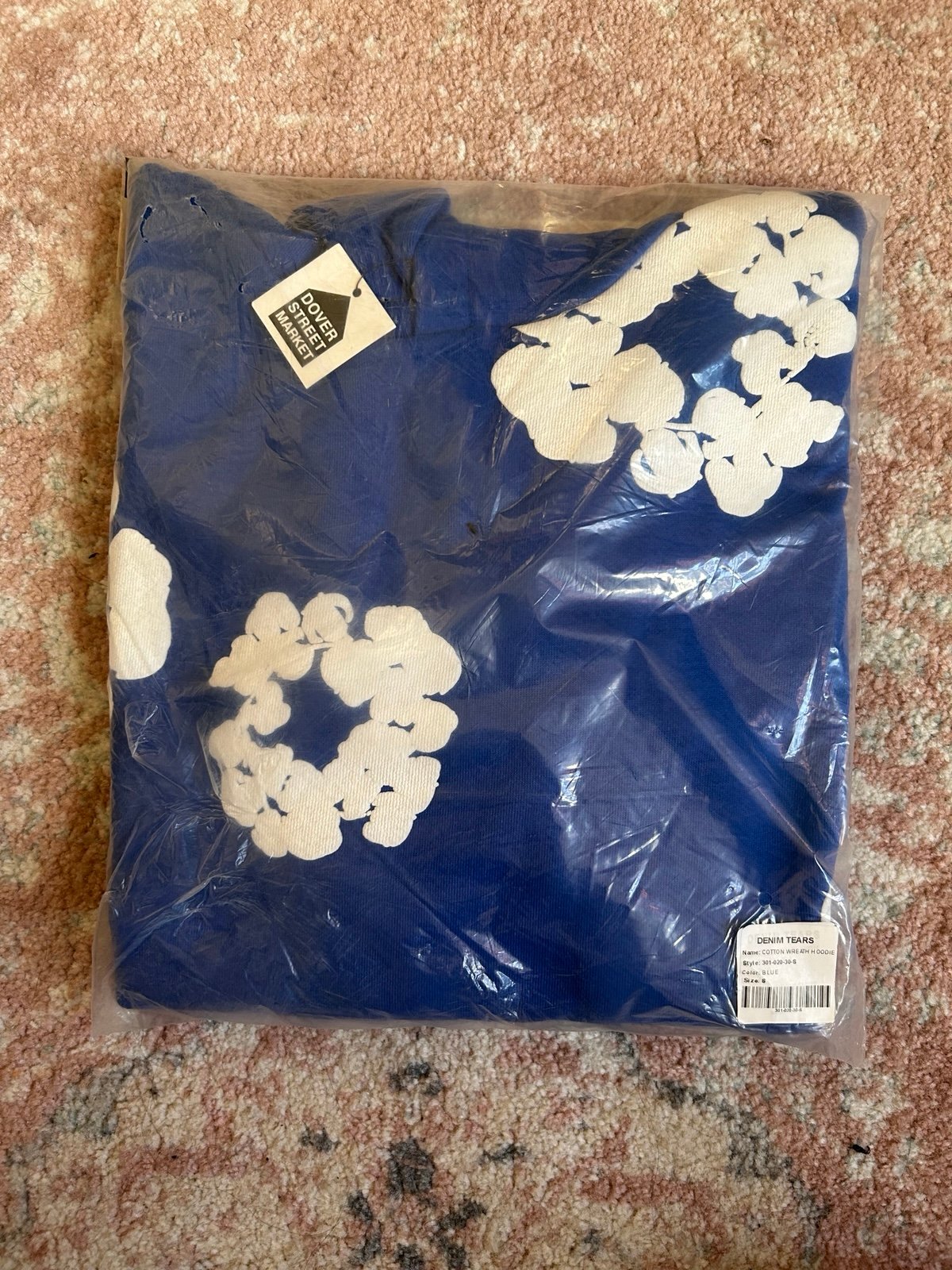 Denim Tears Royal Blue Hoodie