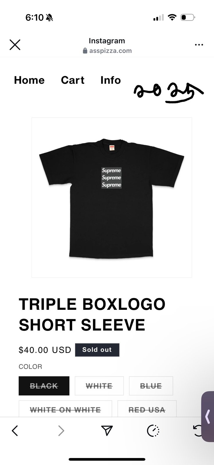 Supreme x Asspizza