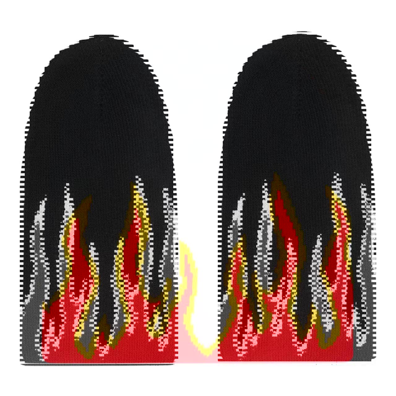Men's Black and Red Hat