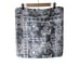 WEST ELM Blue Black Woolen Rug EURO Pillow Shams 20x20 - Set of 2