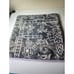 WEST ELM Blue Black Woolen Rug EURO Pillow Shams 20x20 - Set of 2