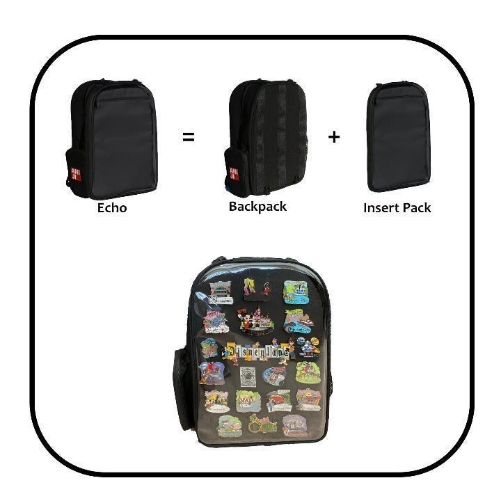 Aniji Echo Backpack Ita Bag, Black