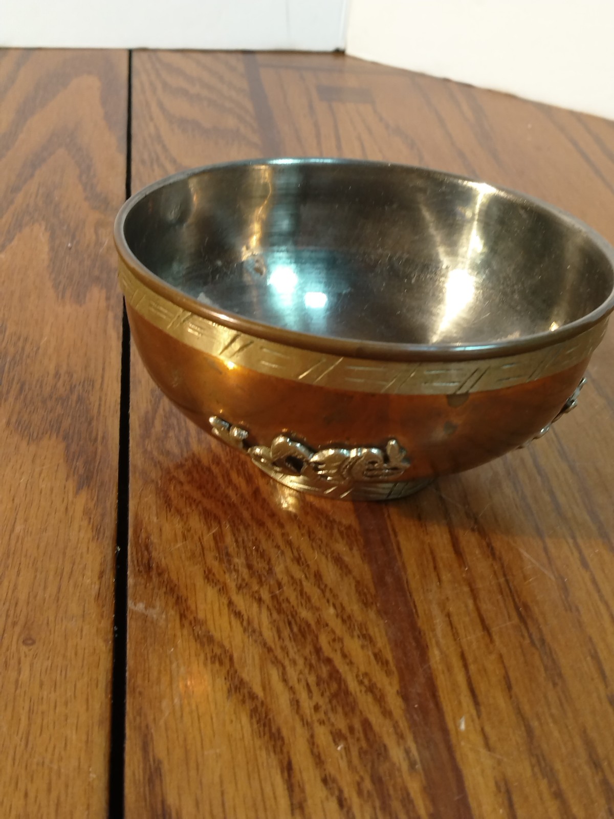Vintage Oriental hand made rice bowl