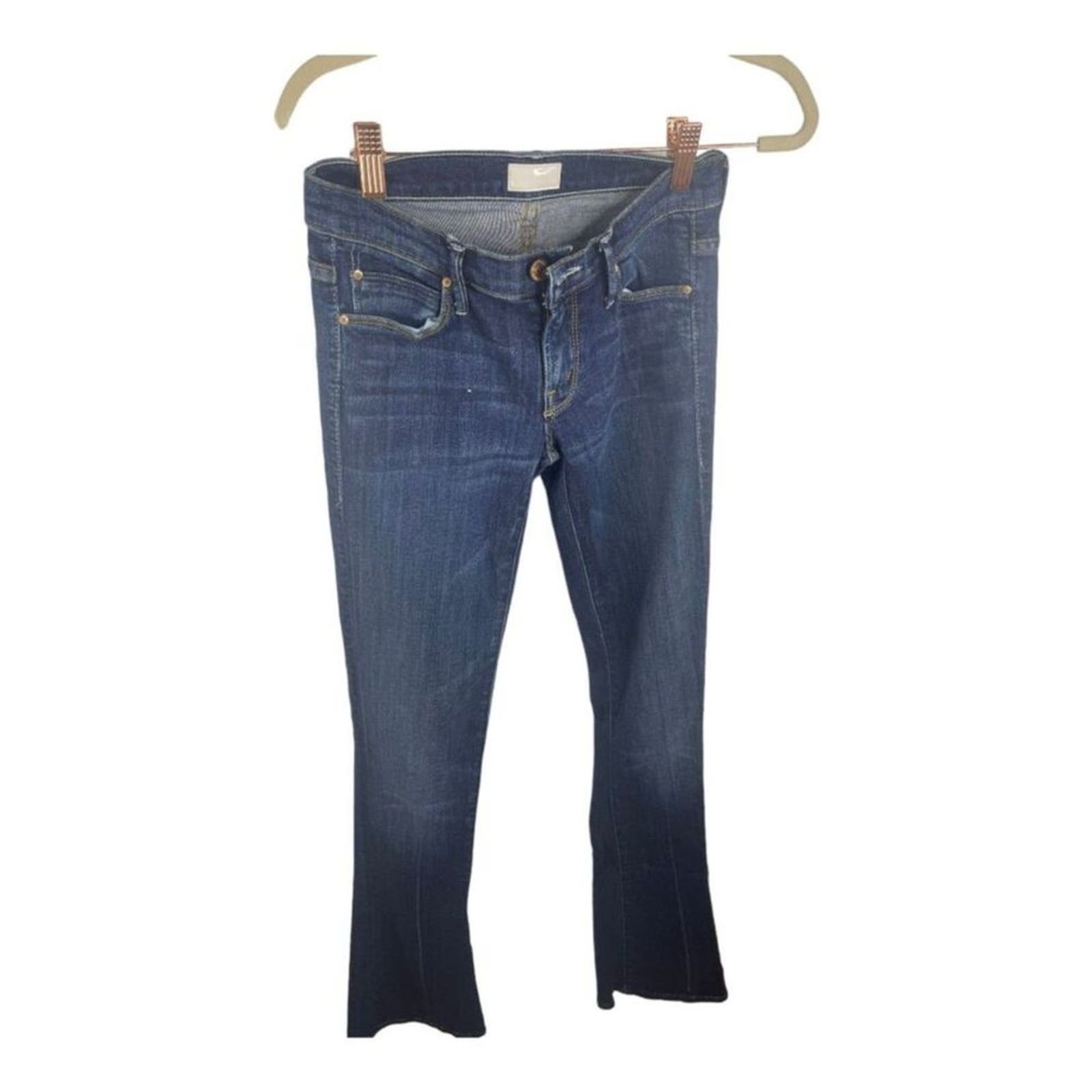 Mother The Runaway Flowers From The Storm Bootcut Leg Jeans Size 24