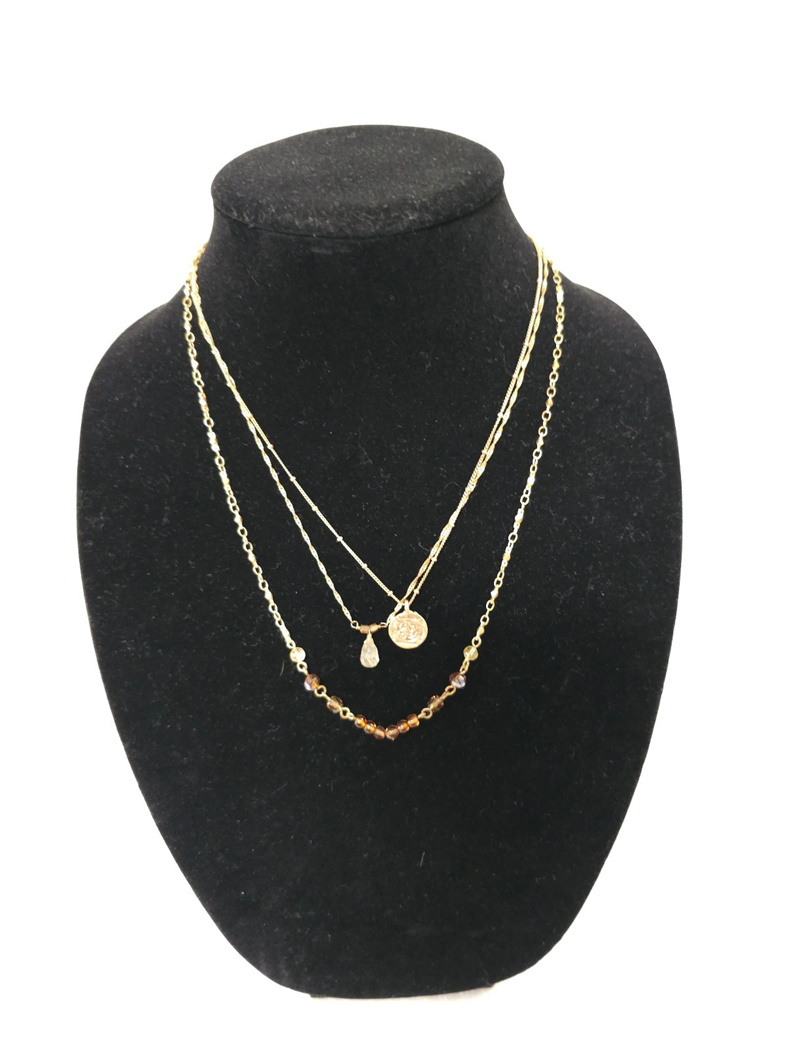 The Limited 3 length chain necklace