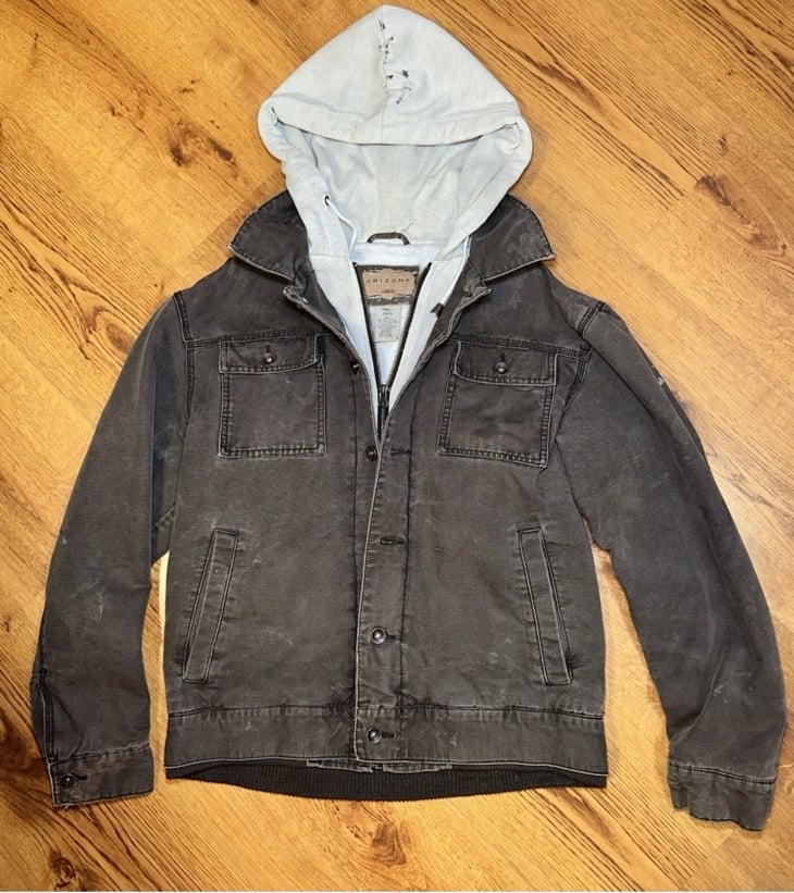 The Original Arizona Jean Company VINTAGE Denim Sweatshirt HEAVYWEIGHT Jacket S