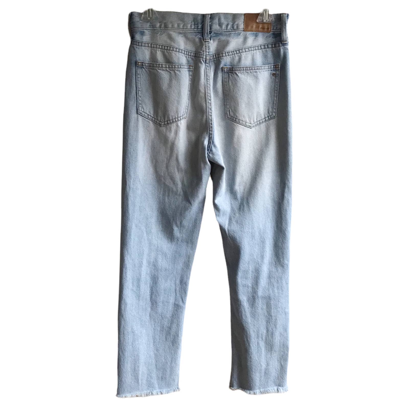 Madewell The Perfect shops Vintage Jean Size 26 Distressed Raw Hem Light Wash Cotton