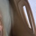 Maje Womens Beige Suede Duo Clutch/Crossbody Purse Side Fringe/Gold Snaps/Zipper