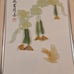 Vintage Pair of Carved Jade Framed Wall Arts (17 x 14 )
