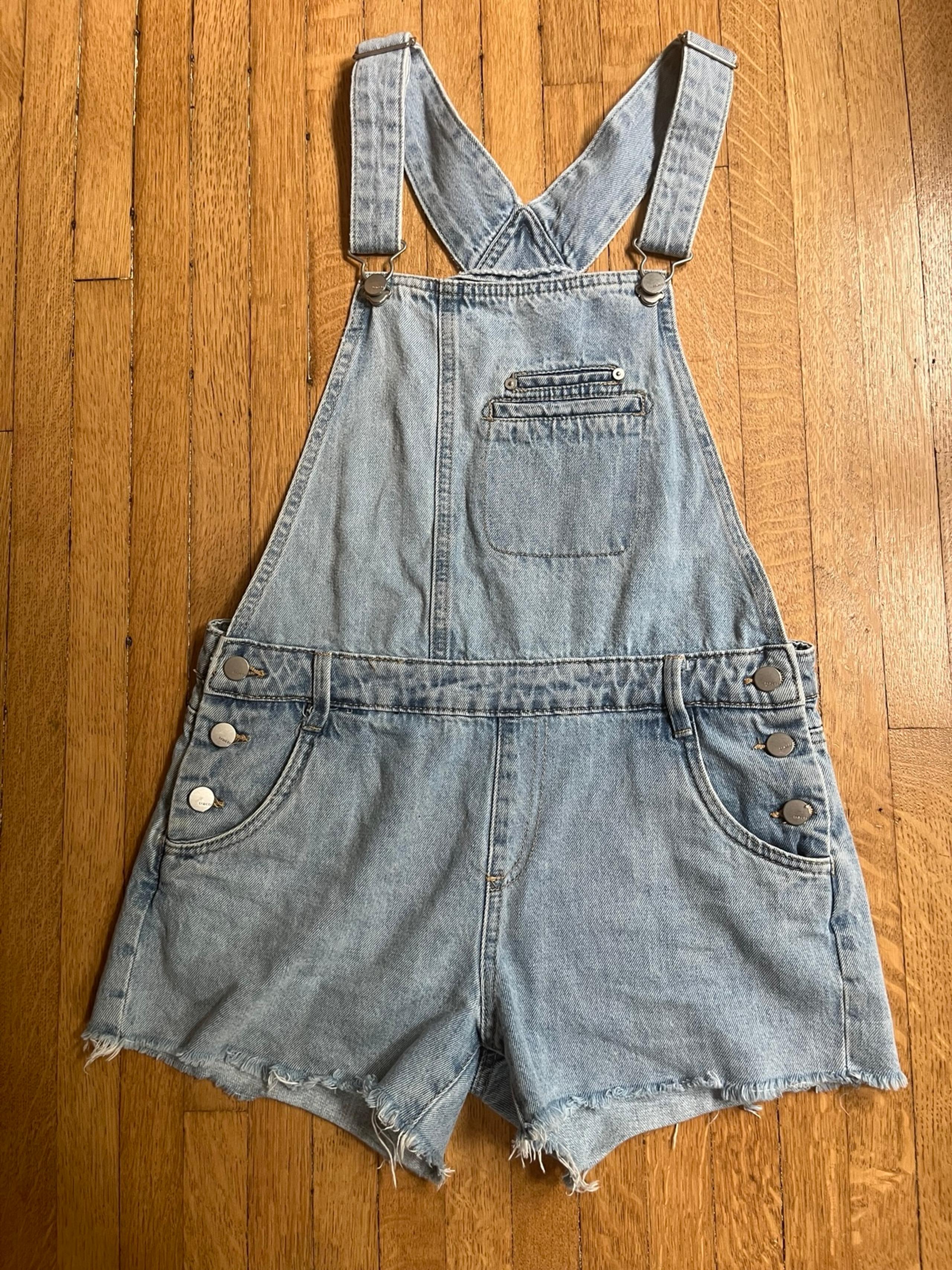 Tractr - Shorts Overalls - Girls Size 12 - Adjustable Straps