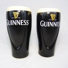 Guinness Beer Salt & Pepper Shakers Vintage Set Unused 4 Tall