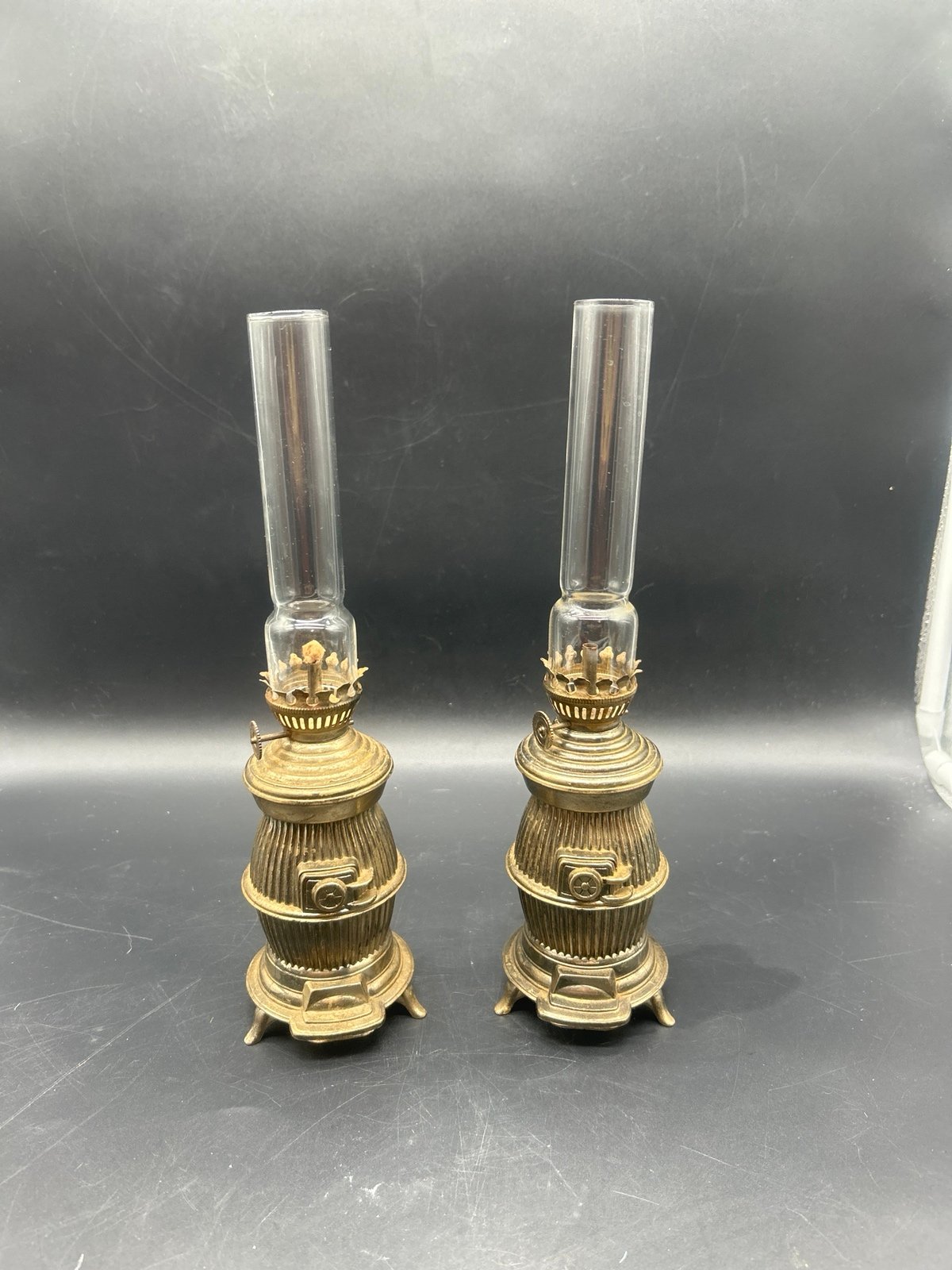 Brass oil lantern