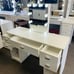 New Modern Lighted Vanity Table, White Finish, for Bedroom