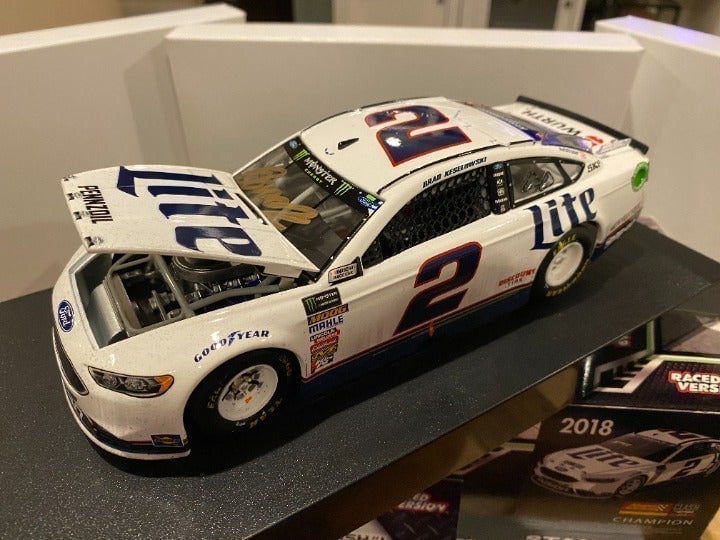 SIGNED BRAD KESELOWSKI RACE WIN car comes with/COA - Never displayed - CLEAN