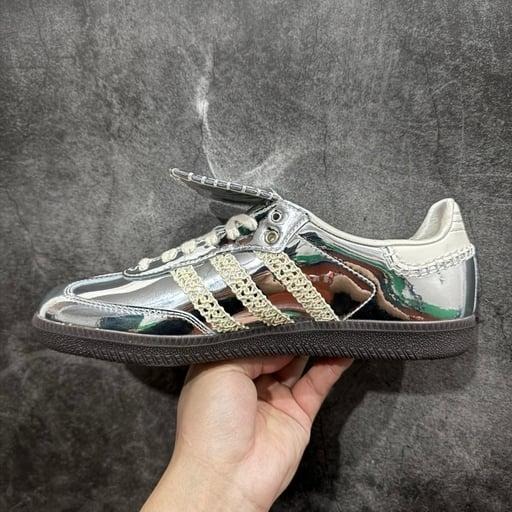 Wales Bonner x adidas Samba Silver Metallic BRAND Women's Size: us=6.5