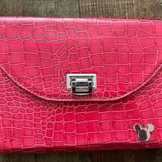 Disney Pink Faux Snakeskin iPad Case/Holder