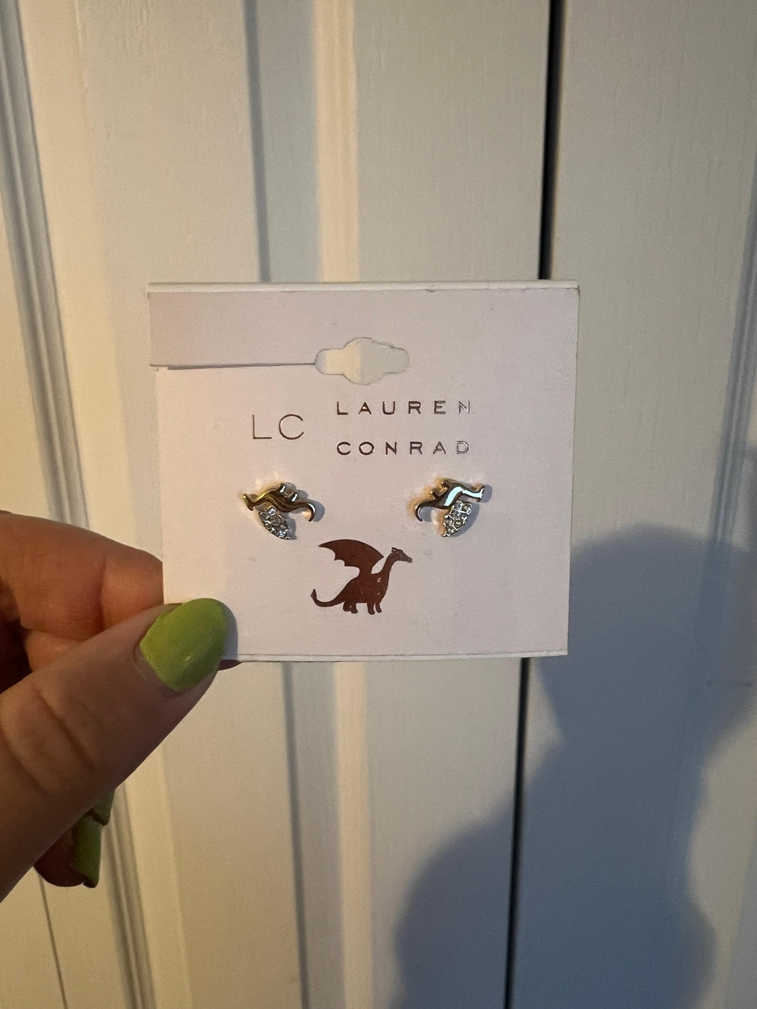 Lauren Conrad Dragon Earrings