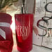 Rae Dunn bathroom accessories