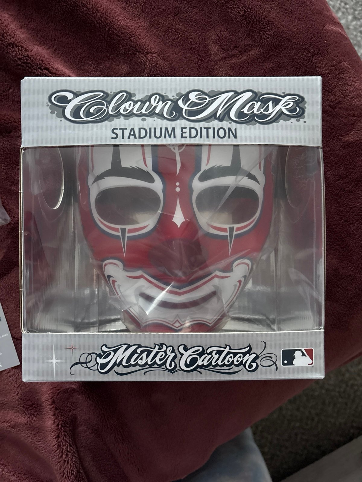 Mister cartoon Phillies mask