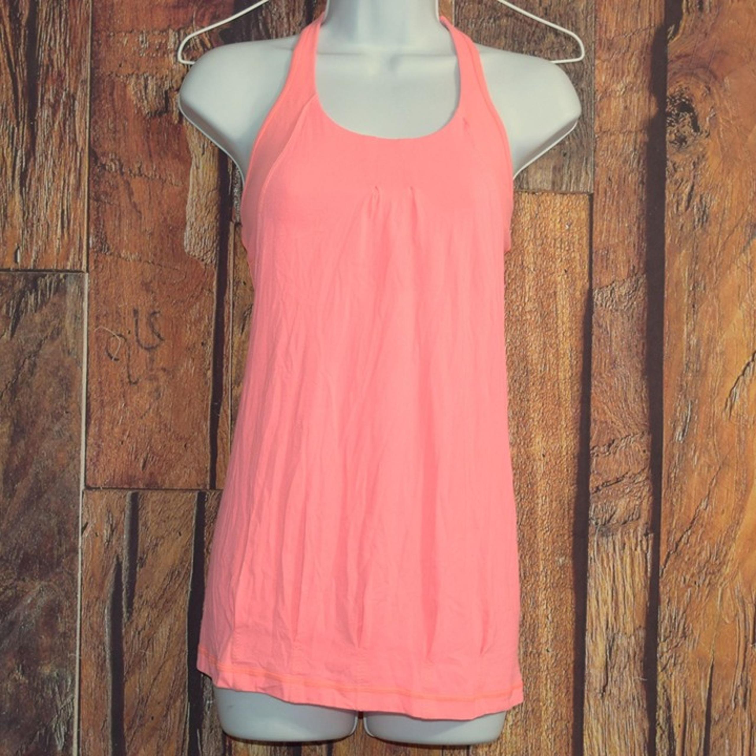 Lululemon Tank Top Women's Sz 4 Built-In Sports Bra Shirt - lululemon athletica