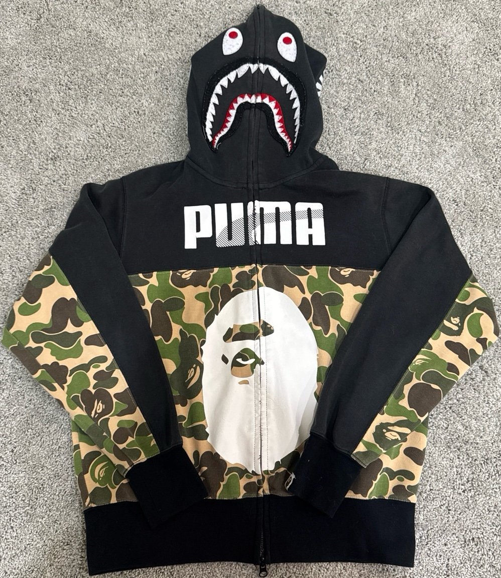 Rare Bape x Puma Zipup Collab