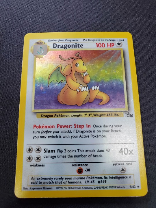 Dragonite - 4/62 Pokemon Hologram