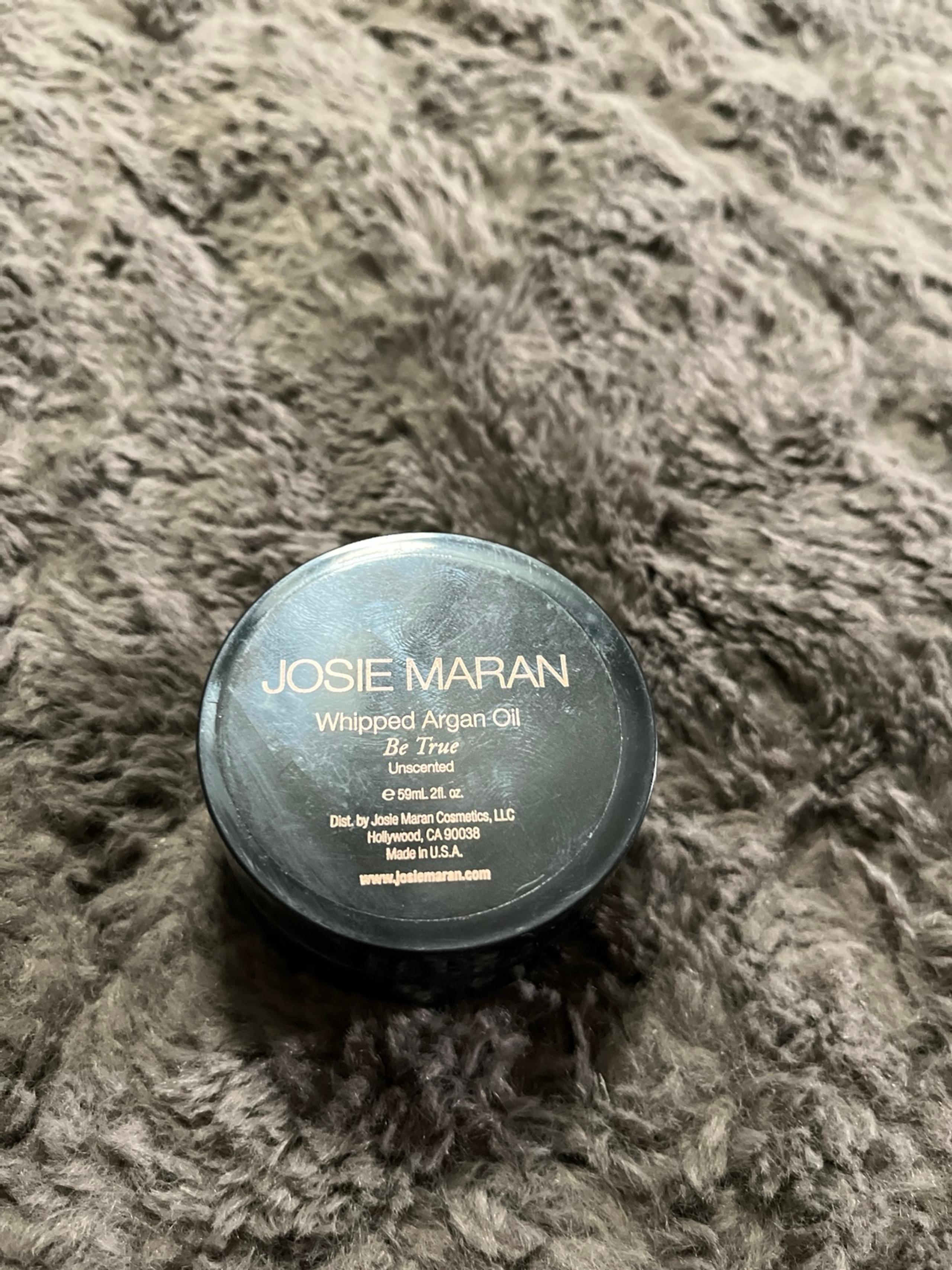 Josie Marian whipped argan oil body butter - Be True - unscented 2fl oz