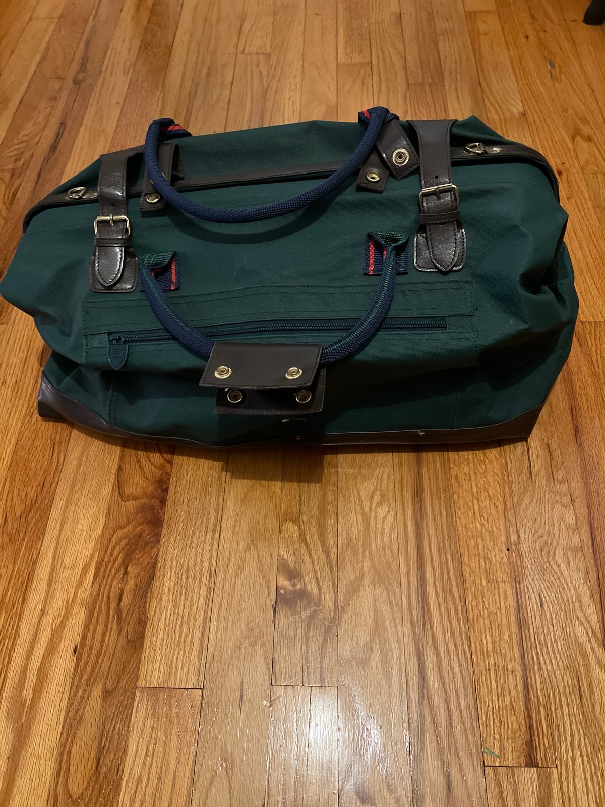 Vintage Duffel Bag Hunter Green