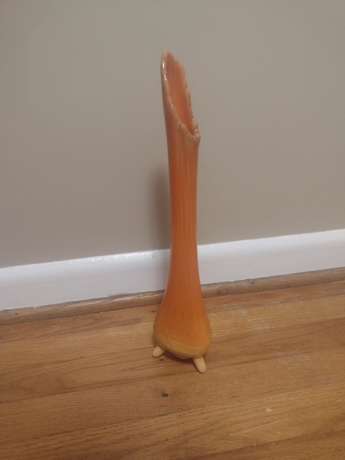 Vintage Mid-Century 1960s Bittersweet Smoothie Vase Looks Like a Melting Candle