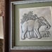 1977 Franklin Mint Elephant Wall Sculpture Signed Donald Richard Miller 1 of 6