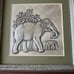 1977 Franklin Mint Elephant Wall Sculpture Signed Donald Richard Miller 1 of 6