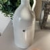 Williamsburg Sconce Candle Holder Gray Stoneware Blue Salt Glaze Approx 8” tall