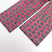 Philafil Ribbon Tie Pink Paisley Pattern Made in France 100% Silk