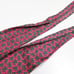 Philafil Ribbon Tie Pink Paisley Pattern Made in France 100% Silk