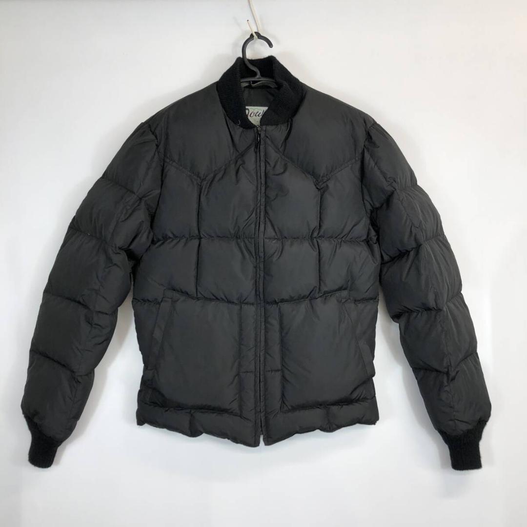 USA Made Schott Down Jacket Black S 80s 90s