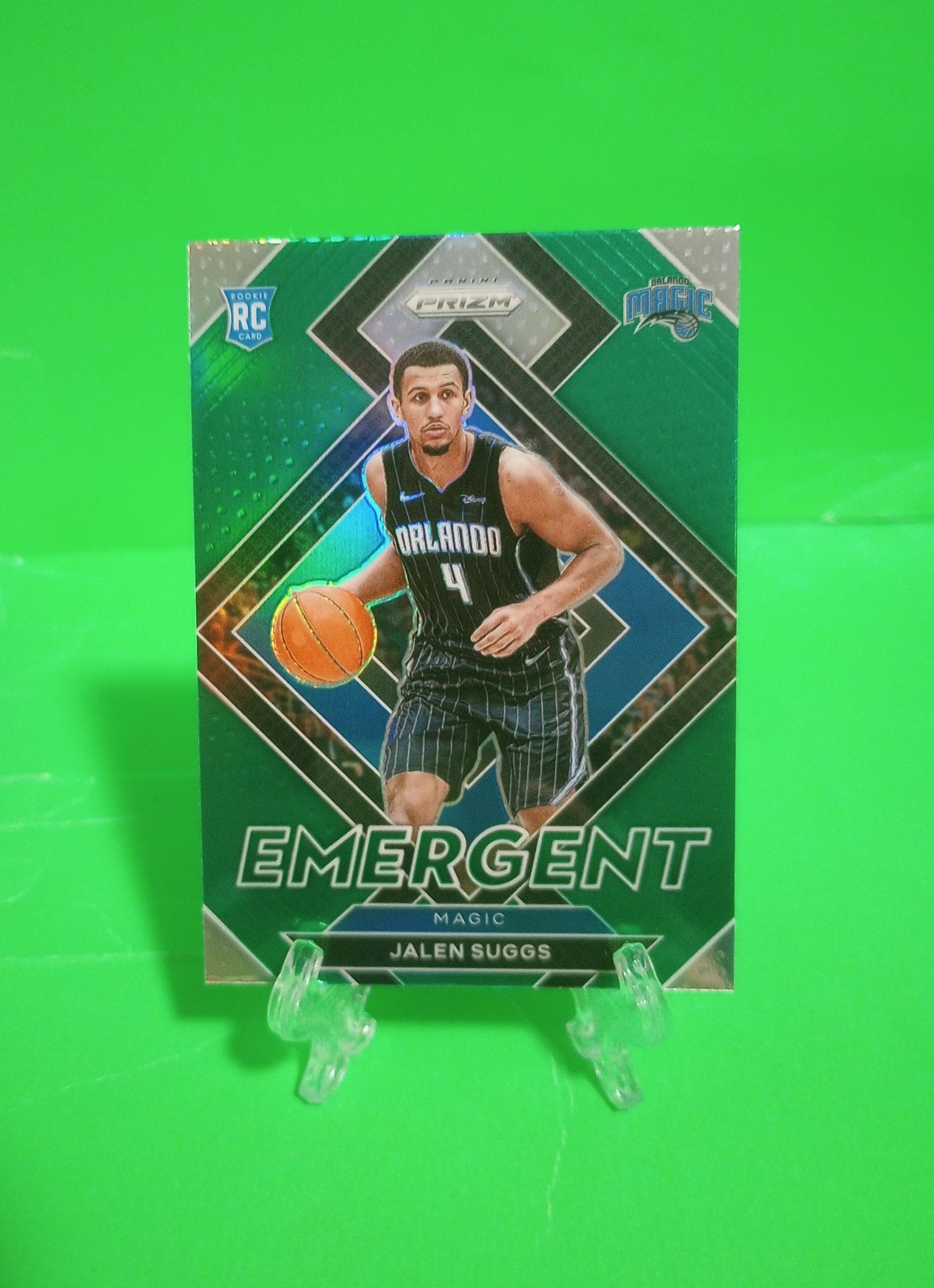 RC JALEN SUGGS ROOKIE CARD GREEN PRIZM 2021-22 12 PANINI GONZAGA ORLANDO MAGIC !