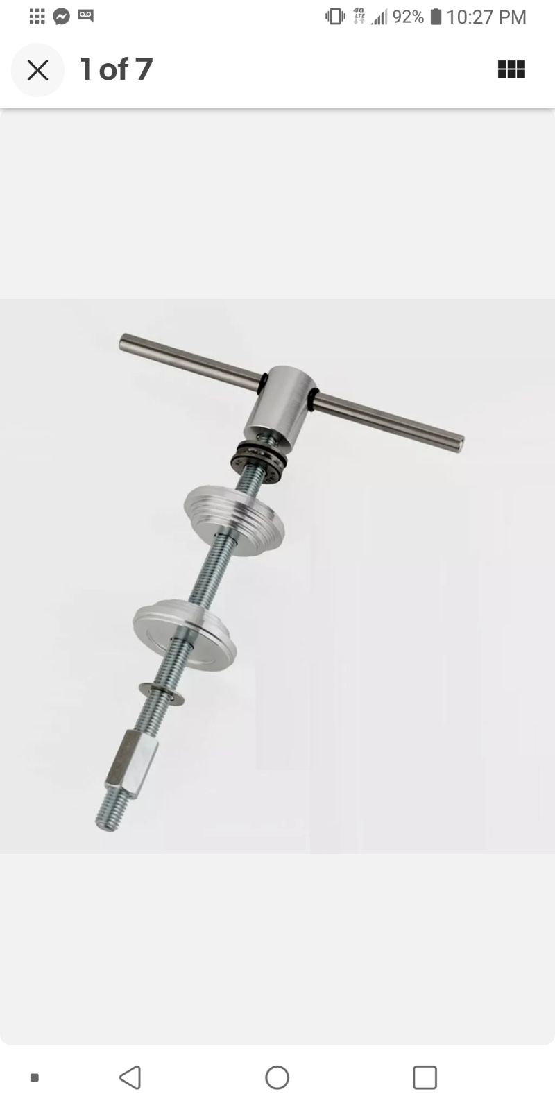 Bottom bracket and headset press tool.