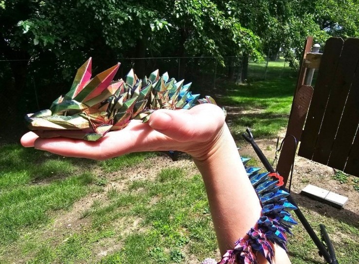 Multi colored dragon